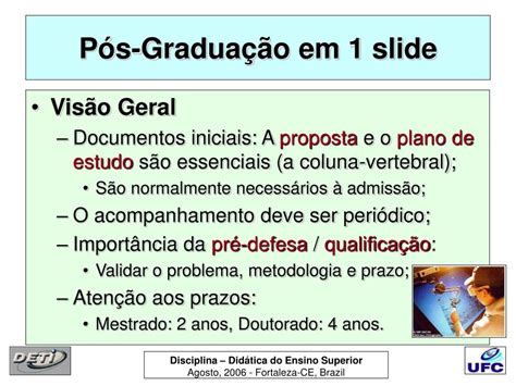 PPT Como Fazer Pós Graduação Stricto Sensu Dicas para mestrandos e