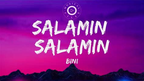 Salamin, Salamin Lyrics Video - Bini Chords - Chordify