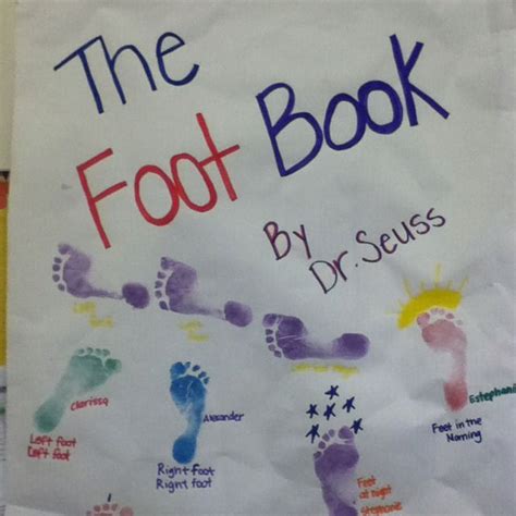 The Foot Book By Doctor Seuss Dr Seuss Preschool Crafts Dr Seuss