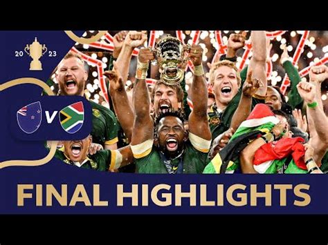 Most DRAMATIC Rugby World Cup final ever | New Zealand v South Africa ...