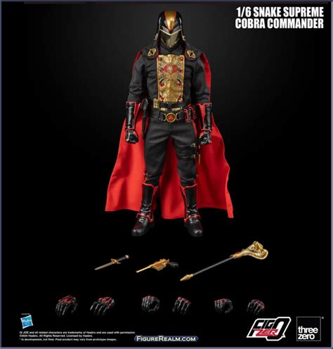 Snake Supreme Cobra Commander G I Joe Basic Series Threezero