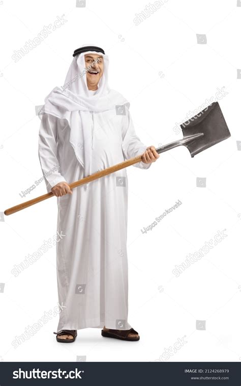 Full Length Portrait Mature Arab Man Stock Photo 2124268979 Shutterstock