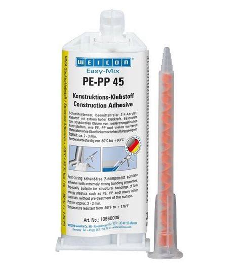 WEICON Easy Mix PE PP 45 Structural Acrylic Adhesive Bondis BV