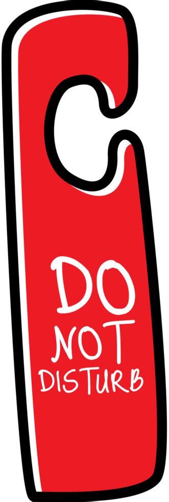 Do Not Disturb Hanger 36652814 Vector Art At Vecteezy