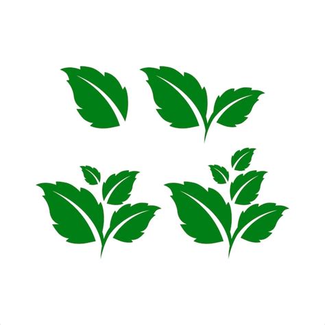Définir Un Vecteur De Logo Sain Vecteur Premium