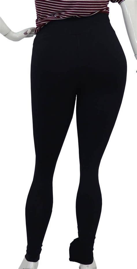 Legging Preta Plus Size Feminina Suplex K2b