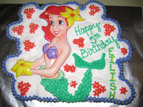 Little Mermaid Cupcake Cake Disney Princess Ariel Mermaid Cupcake Cake Little Mermaid