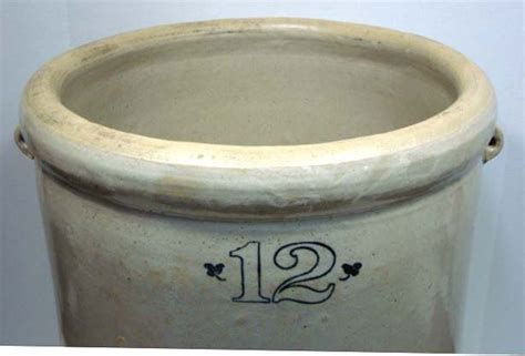 335 12 Gallon Western Stoneware Crock Lot 335