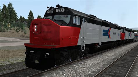 Train Simulator 2022 Emd Sdp40f Amtrak Donner Pass Hard Thrash