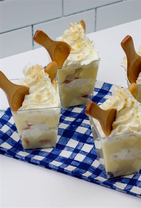 Banana Pudding Cups - Cocktails and Appetizers