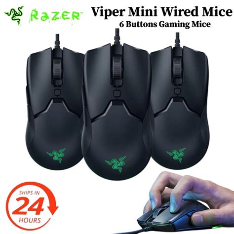 Razer Viper Mini Lightweight Wired Mouse 6 Buttons Mice 8500dpi Sensor Optical Mouse Gaming