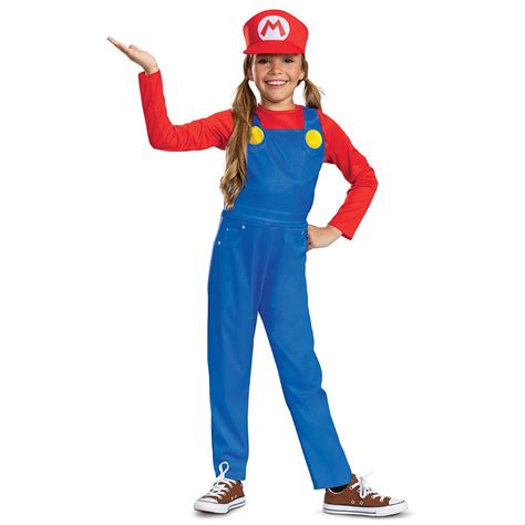 Super Mario Bros Mario Dress Up Costume 4 6 Years The Entertainer