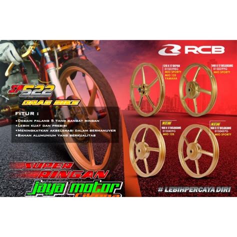 Jual Velg Rcb Sp Mio Xeon Ring Depan Belakang X