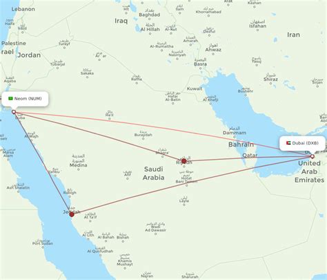 All Flight Routes From Dubai To Neom Bay Dxb To Num Flight Routes