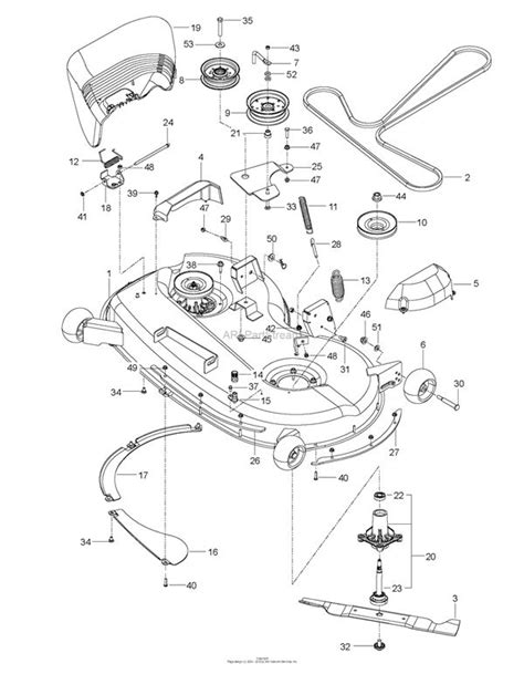 Husqvarna Rz4623 Deck Diagram
