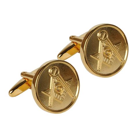 Gold Masonic Cufflinks The Cufflink Store