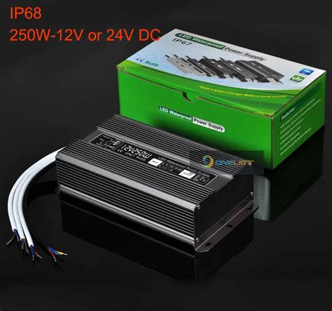 250w Waterproof Led Power Supply Ac110v 220v Transformer Dc12v 24v