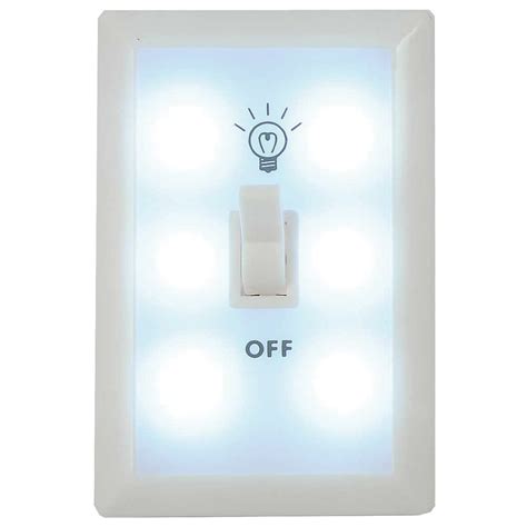 6 LED Night Light Wall Switch - Walmart.com - Walmart.com