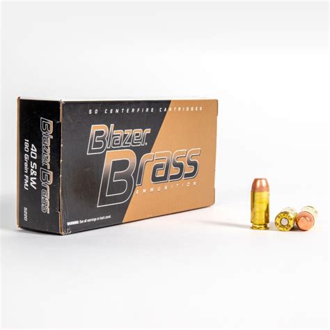 Blazer Brass 40 Sandw 180 Gr Fmj Bulk Ammo For Sale 5220 1000 Rounds