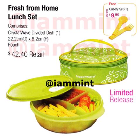 Tupperware Fresh From Home 900 Ml Microwavable Microwave Safe