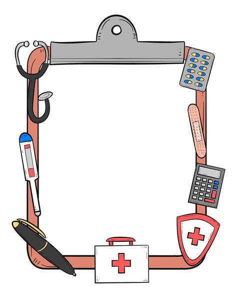 Medical Borders 10 Free Pdf Printables Printablee