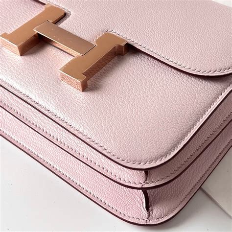 United Arab Emirates Dubai Hermes Constance Chevre Mauve Pale Rose