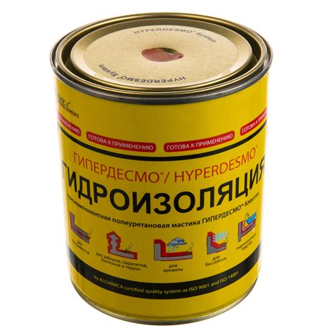Мастика гидроизоляционная полиуретановая Alchimica Гипердесмо Классик 1 ...
