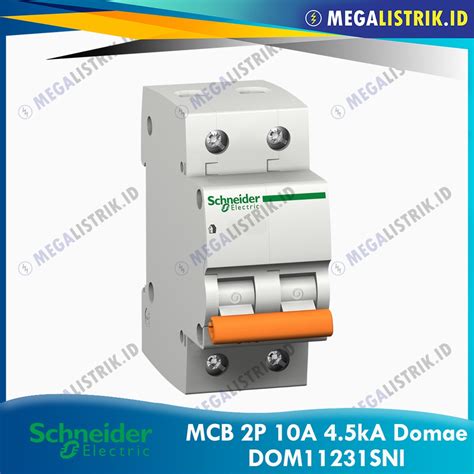 Jual Schneider Mcb Domae P A Phase Ampere Sni Dom Sni