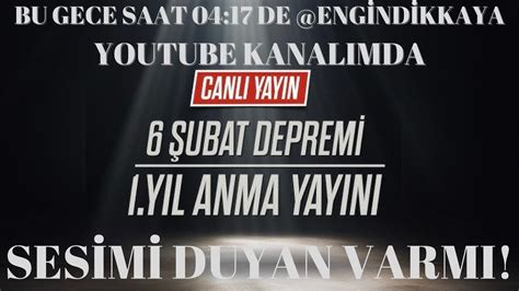 SAAT 04 17 6 ŞUBAT 2023 SESİMİ DUYAN VAR MI YouTube