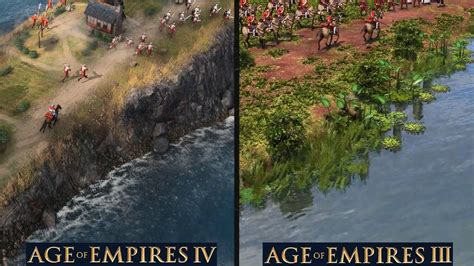 Age Of Empires Iv Vs Age Of Empires Iii De Comparison Side By Side