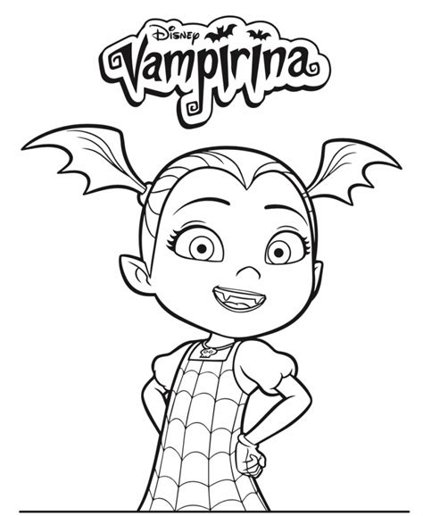 10 Printable Disney Vampirina Coloring Pages