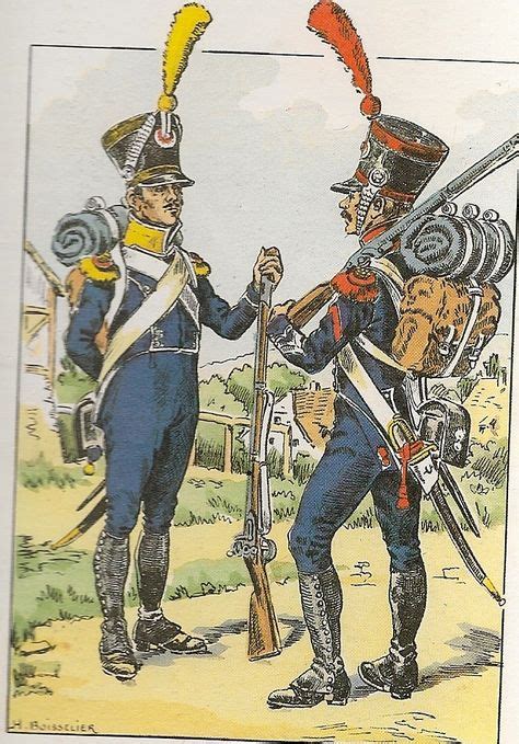 French 10th Light Infantry Voltigeur And Carabiner Corporal 1812