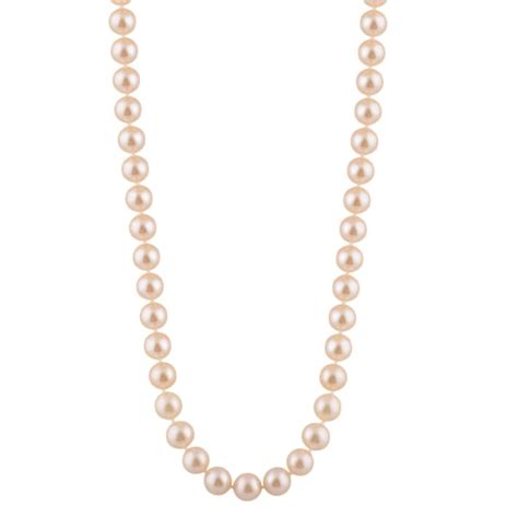 Morningsave Splendid Pearls 8 9mm Pearl Necklace With Sterling Clasp