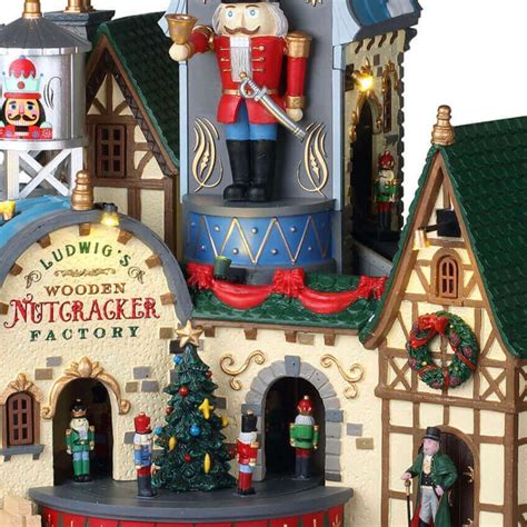 Lemax Christmas Village Ludwigs Wooden Nutcracker Factory Christmas