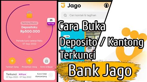 Cara Buka Deposito Kantong Terkunci Di Bank Jago YouTube