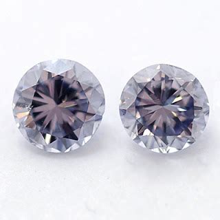 Fancy Diamonds: Violet Diamond Earrings