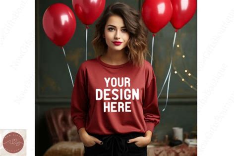 Happy New Year Sweatshirt Mockup Graphic By Nowgiftsboutique