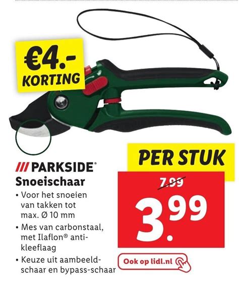 PARKSIDE Snoeischaar Aanbieding Bij Lidl