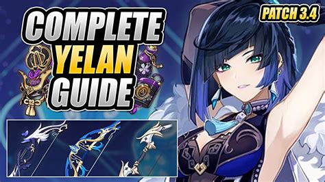 Yelan Updated Guide Optimal Builds Weapons Artifacts Team Comps