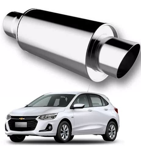 Abafador Esportivo Inox Chevrolet Onix Turbo Parcelamento Sem Juros