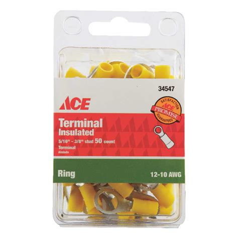 Ace Insulated Wire Ring Terminal 50 Pk Ace Hardware