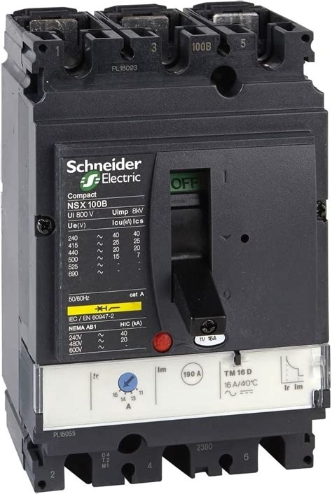 Schneider Breaker Compact NSX Circuit Breaker Compact NSX100B TMD