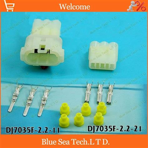 Sample 1 Sets 3 Pin Way 2 2mm Car Connector Auto Wiring Harness Plug Car Waterproof Electrical