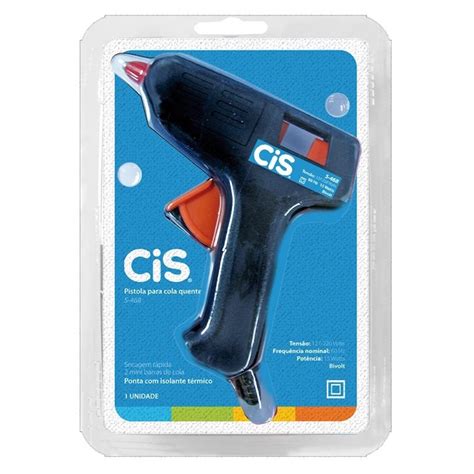 Pistola Para Cola Quente Fina Cis Shopee Brasil