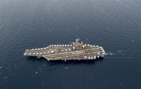 Sailors Aboard The Aircraft Carrier Uss George Washington Nara