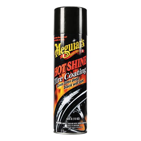 Meguiar S Hot Shine High Gloss Tire Coating G13815 15 Oz Aerosol Walmart