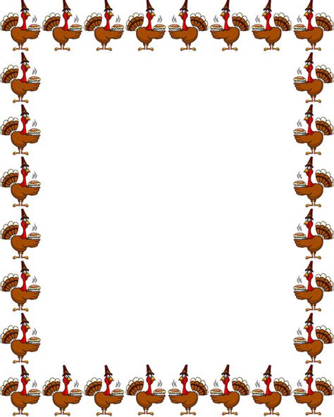 Thanksgiving Border - Thanksgiving is a national holiday celebrated on various dates in the ...