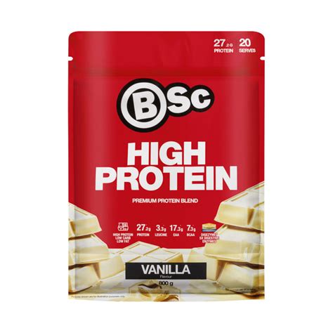 Buy BSc Bodyscience High Protein Powder Vanilla 800g Coles