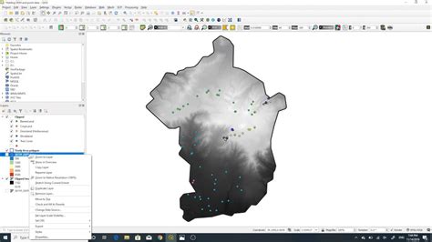 Clipping Raster Dem By A Polygon In Qgis Youtube