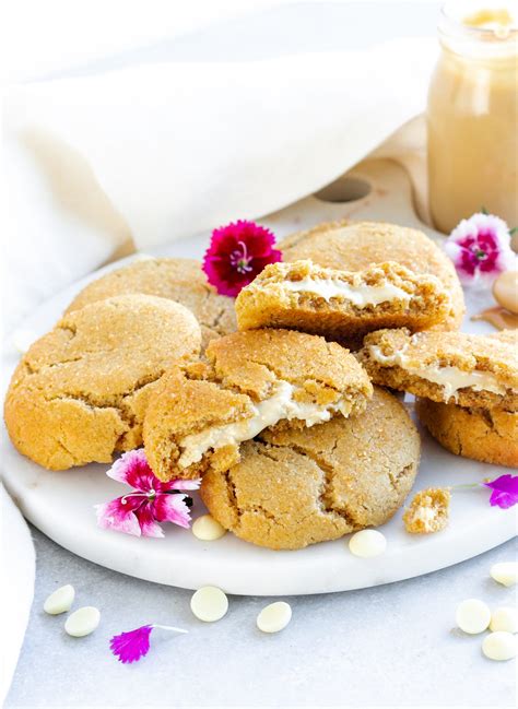 Galletas Rellenas De Mantequilla De Man Y Chocolate Blanco Caro